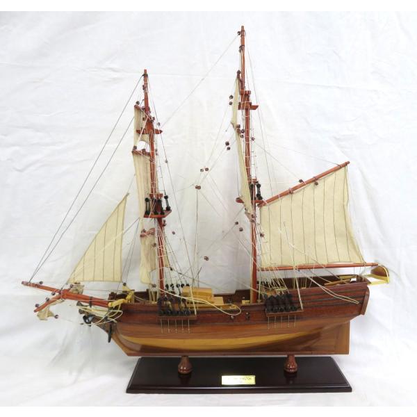 帆船模型 完成品 木製 レディ ワシントン Lady Washington 全長 63cm T133