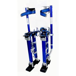 竹馬 18〜30インチ 46〜76cm アルミニウムツール Drywall Stilts ブルー（青...