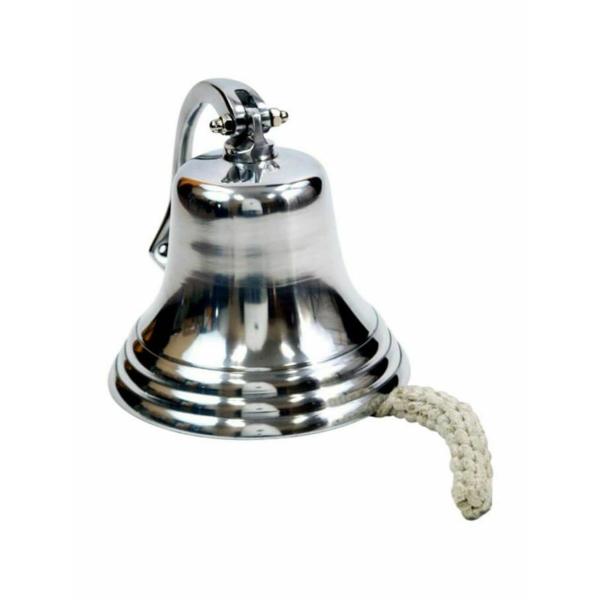 アルミニウム製 直径17.5cm シルバー シップベル 楽器 鐘 吹奏楽 演奏 打楽器 パーカッショ...