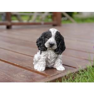 置物 彫像 イングリッシュ コッカー スパニエル 犬 子犬 いぬ イヌ