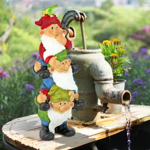 アウトレット はしごを登るガーデンノーム オブジェ 高さ約30cm 樹脂製