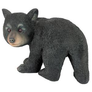 ポリレジン製 ガーデン彫像 散策中の子熊の像 置物 ガーデニング 庭 子グマ くま クマ｜bezipang