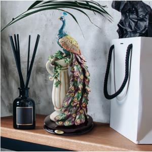 ポリレジン製 ガーデン彫像 鳥 ダイサギの像 置物 ガーデニング 庭