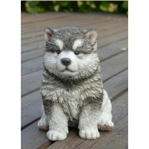 アウトレット ロットワイラー 子犬 置物 オブジェ 犬 ガーデン