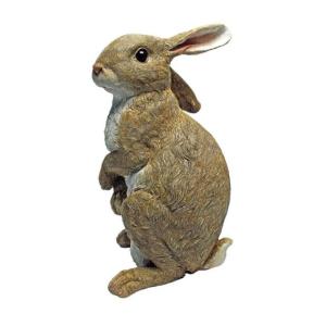 ポリレジン製 立ち上がるウサギの像 置物 インテリア ガーデニング 庭 ウサギ 兎 バニー Rabbit Garden Statue