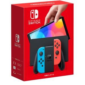任天堂 Nintendo Nintendo Switch （有機ELモデル） Joy-Con（L） ネオンブルー/（R） ネオンレッド [Nintendo Switch本体]｜bfestra-yyyshop
