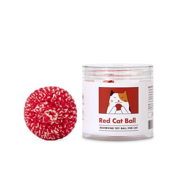 JAYU PET(ジャユペット) Red Cat Ball - 猫用品 おもちゃ ペット ボール ま...