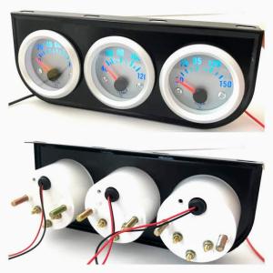 選べる! 3連 メーター セット 油温 油圧 水温計 電圧