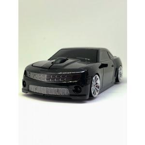 光学式 マウス ワイヤレス アメリカ アメ車 マスタング カマロ コルベット 風 フォード キャデラック シボレー GMC ハマー 黒