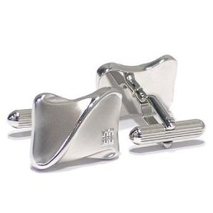 DAKS ダックス DC10039 カフス カフリンク メッキ シルバー系