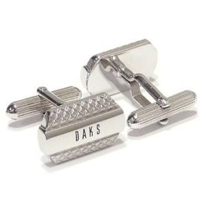 DAKS ダックス DC7022 カフス カフリンク メッキ シルバー系