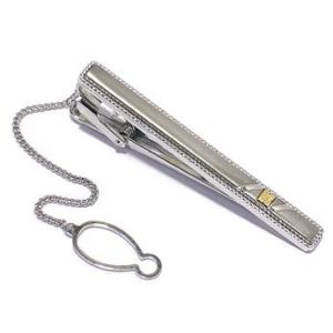 DAKS ダックス DT10003 タイバー ネクタイピン メッキ シルバー系