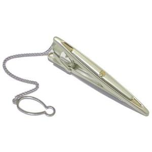 DAKS ダックス DT8011 タイバー ネクタイピン メッキ シルバー系