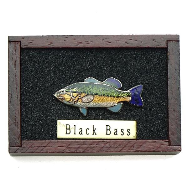 魚ピンズ ブラックバス 本七宝 ビンテージ フィッシュ ピンズ Vintage Fish Pin's...