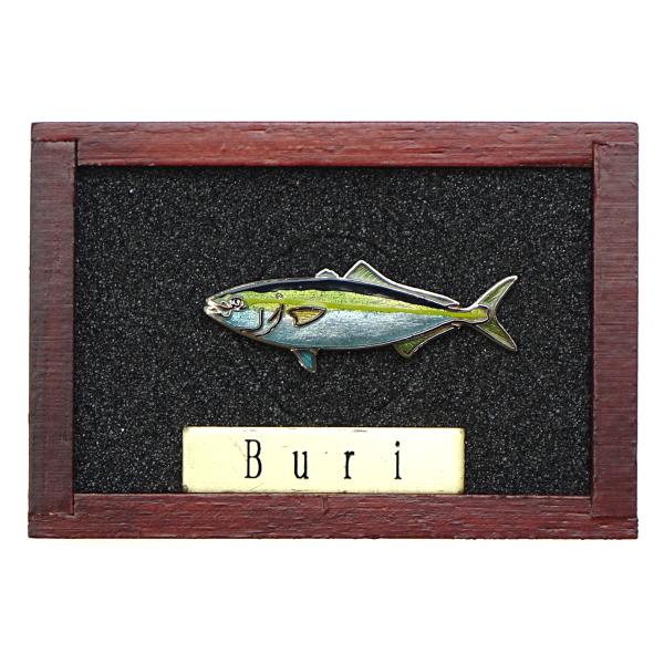魚ピンズ ブリ 鰤 本七宝 ビンテージ フィッシュ ピンズ Vintage Fish Pin's 海...
