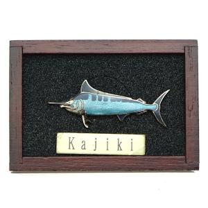 魚ピンズ カジキ 梶木 本七宝 ビンテージ フィッシュ ピンズ Vintage Fish Pin's 海水魚 ピンバッジ 釣り 【AZ】｜bheart