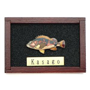 魚ピンズ カサゴ 笠子 本七宝 ビンテージ フィッシュ ピンズ Vintage Fish Pin's 海水魚 ピンバッジ 釣り 【AZ】｜bheart
