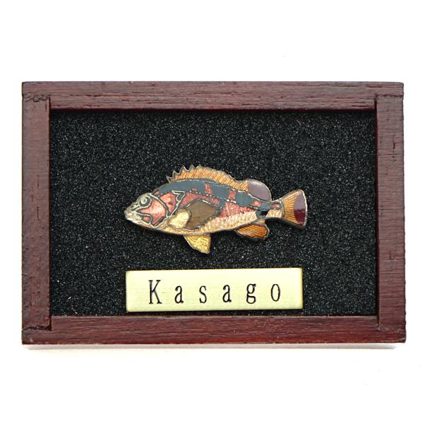 魚ピンズ カサゴ 笠子 本七宝 ビンテージ フィッシュ ピンズ Vintage Fish Pin's...