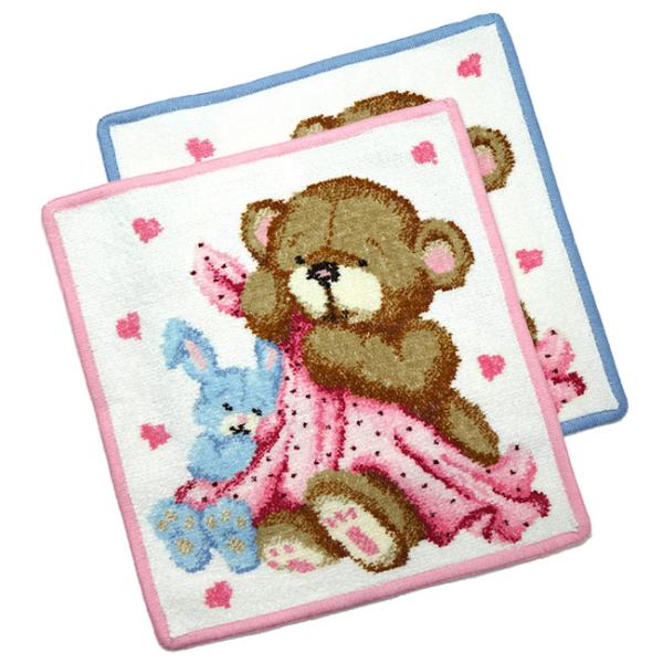 FEILER フェイラー Max&amp;Line 【25cm】 ハンカチ ハンドタオル 小熊 クマ うさぎ...