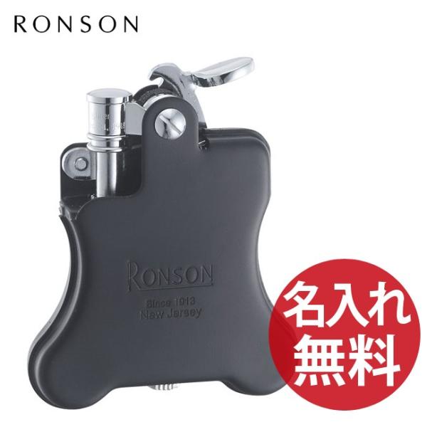 (名入れ無料) R01-1027 RONSON Banjo ロンソン バンジョー オイルライター 黒...
