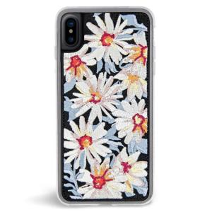 ZERO GRAVITY ゼログラビティ iPhone X 対応 ケース DAISY EMBROIDERED 刺繍 クリア 花 フラワー【メール便可】｜bheart