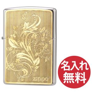 zippo ジッポ ジッポー 2MP アラベスクB GP ゴールドプレート 200 フラットボトム メタルプレート zippoレギュラー｜bheart