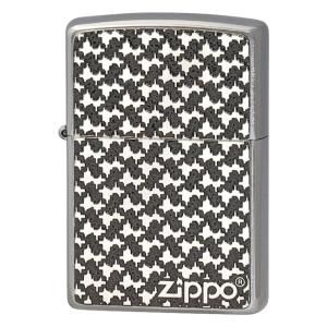 zippo ジッポ ジッポー 2MPP-Pattern GY WN&Paint グレー 200 フラットボトム メタルペイントプレート パターン zippoレギュラー｜bheart