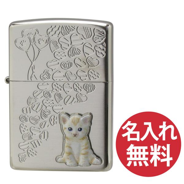 zippo ジッポ ジッポー kitten hearts (C) クリーム ホワイトニッケルサテーナ...