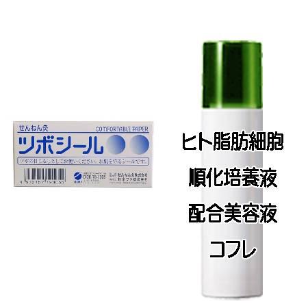 ハッピーホワイトデーコフレ 送料込 せんねん灸 ツボシール(500枚入) ヒト脂肪細胞美容液コフレ＜...