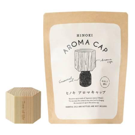 Tree of life 生活の木 Hinoki アロマキャップ 六角形