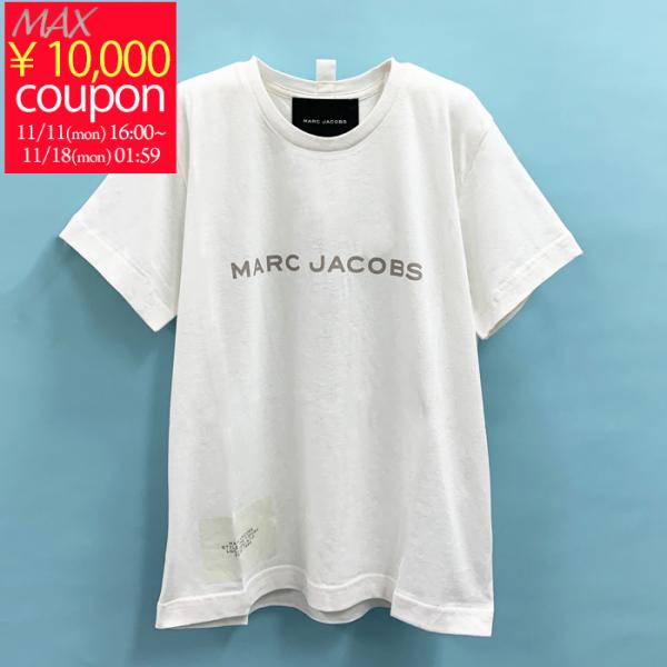 マークジェイコブス Tシャツ 半袖Tシャツ ホワイト レディース C631C07PF21 MARC ...