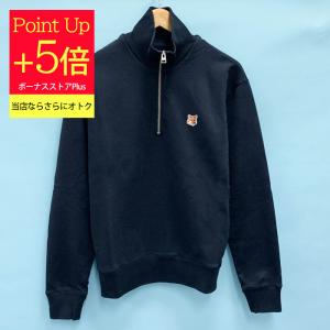 MAISON KITSUNE（メゾン キツネ） ハーフジップ スウェット FOX HEAD
