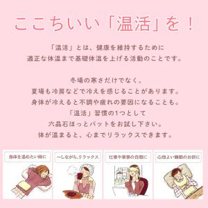 六晶石 ほっとパット(背中・腰・おしり用) 本...の詳細画像3