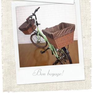 自転車カゴカバー【ライトカフェ】防水 前 後ろ...の詳細画像2