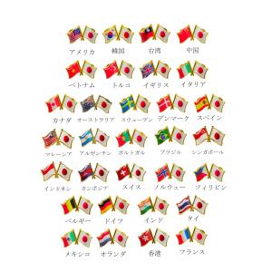 57ヶ国組み合わせ 国旗マグネットバッジ ダブ...の詳細画像4