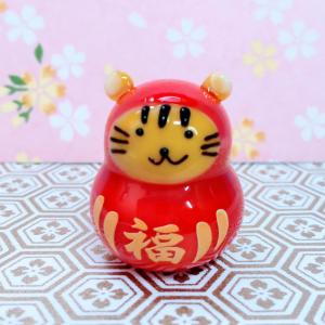 12支だるまセット　ガラス細工　ミニチュア ガラス細工 12支だるま 申 ミニチュア 雑貨 置物 小物 干支 ダルマ