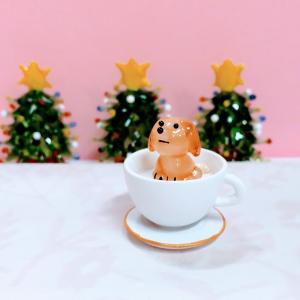 きたのガラス茶トラ　ガラス細工　ミニチュア ガラス細工 ダックス 茶（胴長） ミニチュア 置物 雑貨 犬 動物