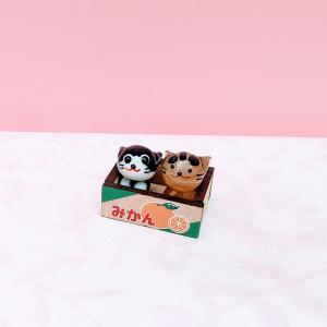ガラス細工 ネコベット（M) 茶トラ ミニチュア 置物 雑貨 猫 小物 動物