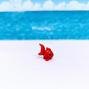 ガラス細工 金魚(ミニ)赤 ミニチュア 雑貨 ...の詳細画像2