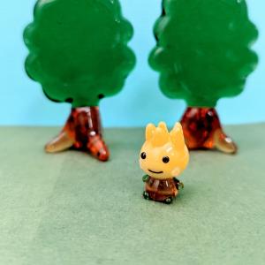 ガラス細工 ユリの花（S）ミニチュア 雑貨 置物 小物 花 : きたの