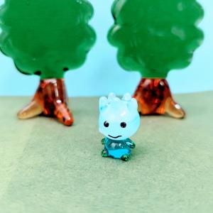 ガラス細工 花の妖精（ひまわり）ミニチュア 雑貨 置物 小物 天使 花