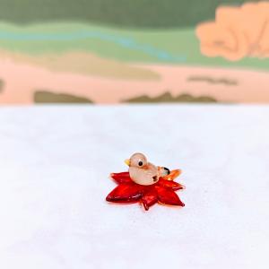 ガラス細工 マンタ（LL) 青 ミニチュア 置物 雑貨 水族館 海