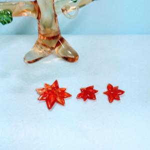 ガラス細工 紅葉(L) ミニチュア 置物 雑貨...の詳細画像3
