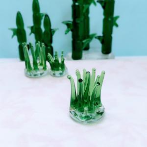 ガラス細工 ひまわり（S) ミニチュア 雑貨 置物 小物 花 向日葵