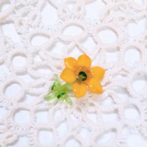 ひまわり　ガラス細工　ミニチュア ガラス細工 ひまわりのステージ ミニチュア 雑貨 置物 小物 花