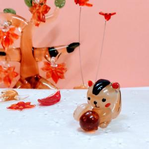 ガラス細工 どんぐり(ミニ) ミニチュア 雑貨...の詳細画像2