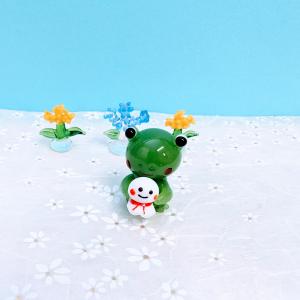 ガラス細工 てるてる坊主(ミニ)ミニチュア 雑...の詳細画像2