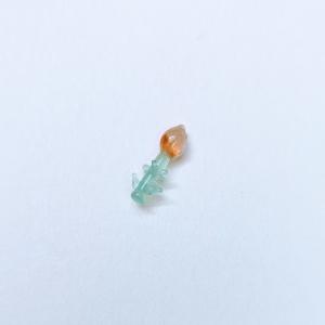 ガラス細工　つくし（パーツ）ミニチュア　雑貨　小物　土筆　春