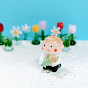 ガラス細工 つくし(パーツ)ミニチュア 雑貨 ...の詳細画像3