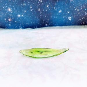 ガラス細工 ラベンダー（ミニ）ミニチュア 雑貨 置物 小物 花 : きたの